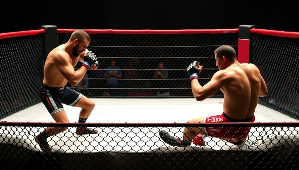 Разбор легендарных боёв: тактика, ошибки и гениальные решения в клетке - иллюстрация