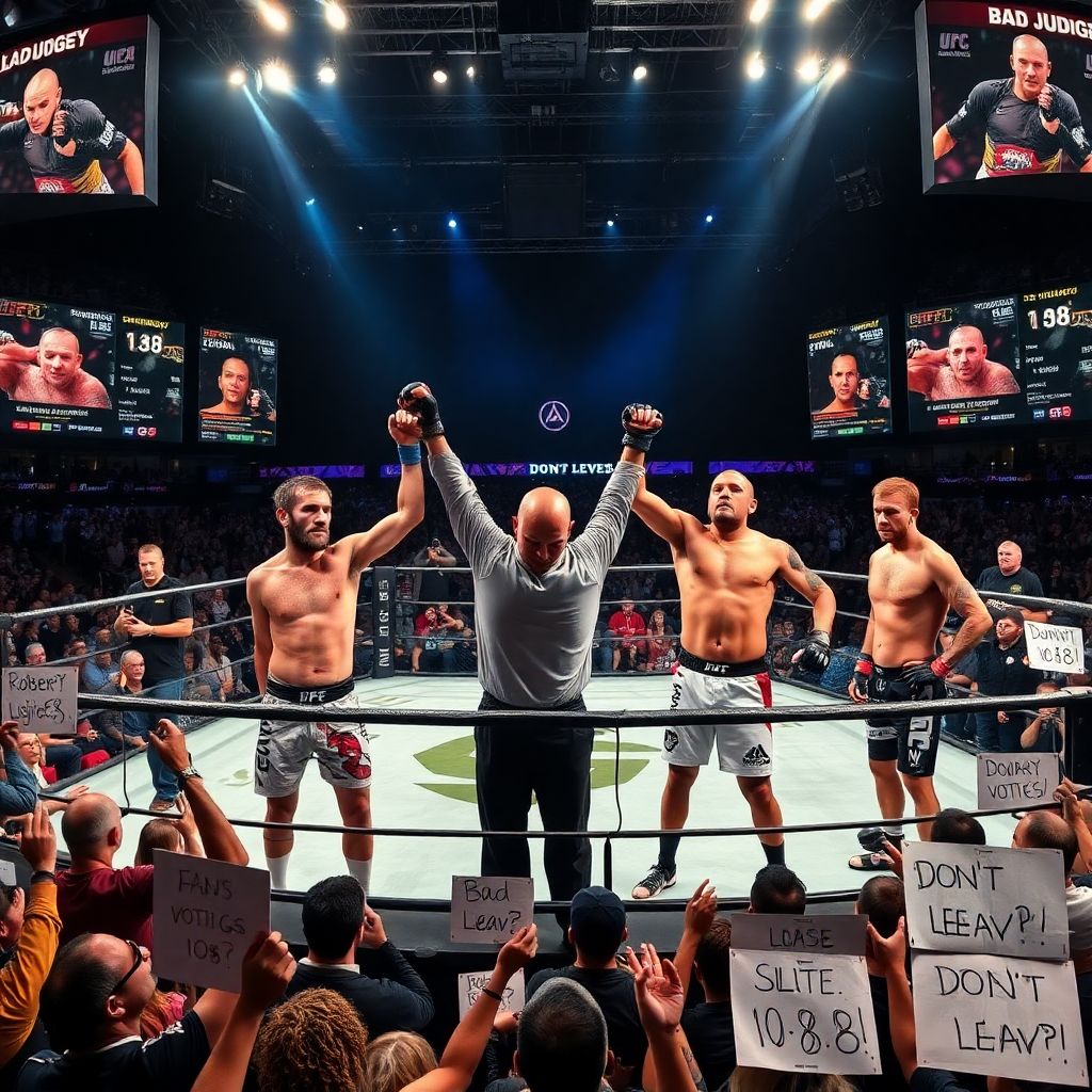 Спорные судейские решения в истории Mma и их влияние на правила боёв
