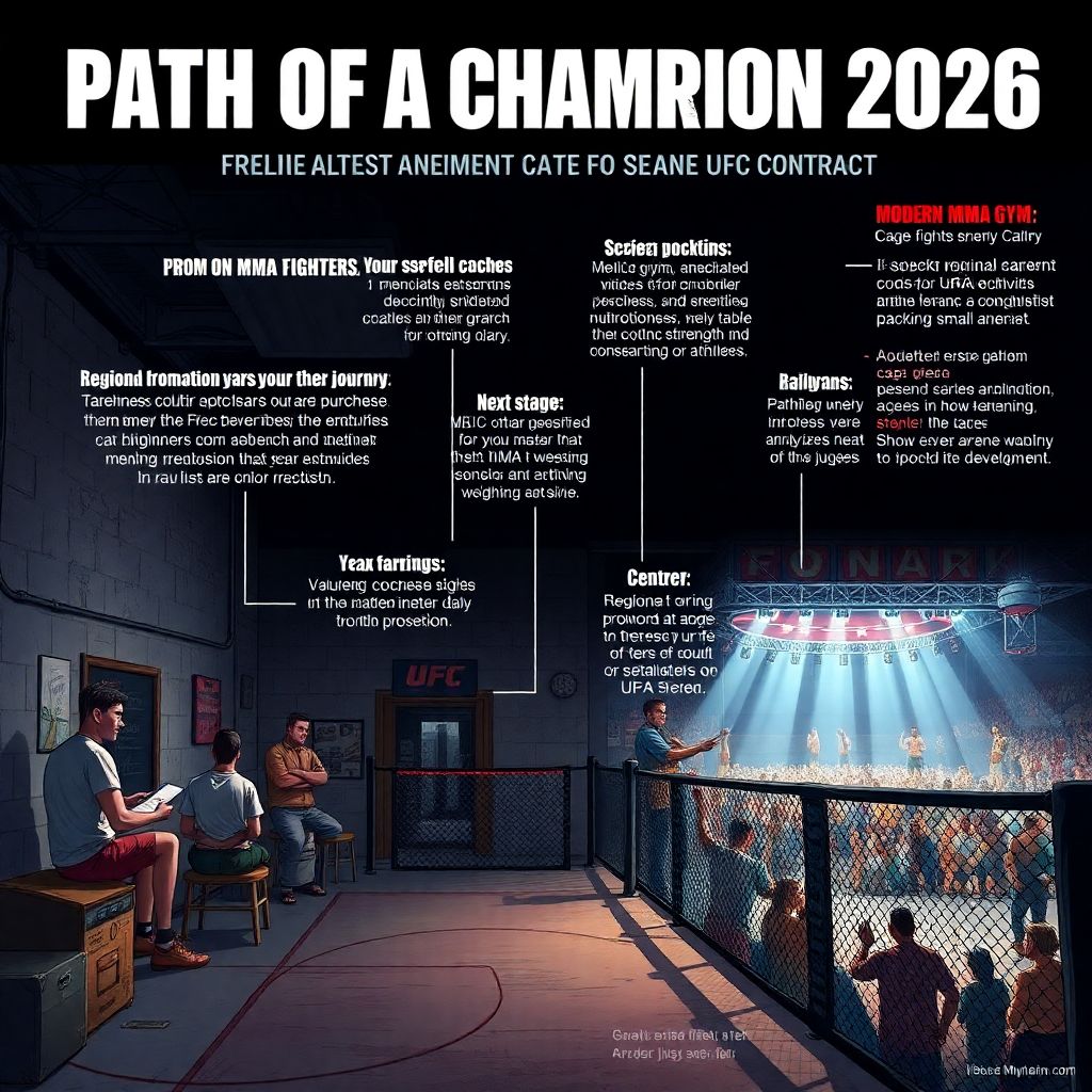 Путь чемпиона: карьера бойца от региональных промоушенов до Ufc
